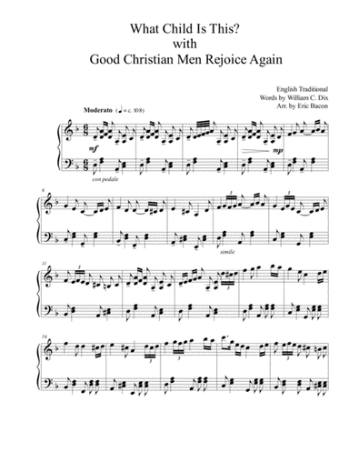 What Child Is This?/Good Christian Men, Rejoice (arr. Eric Bacon)