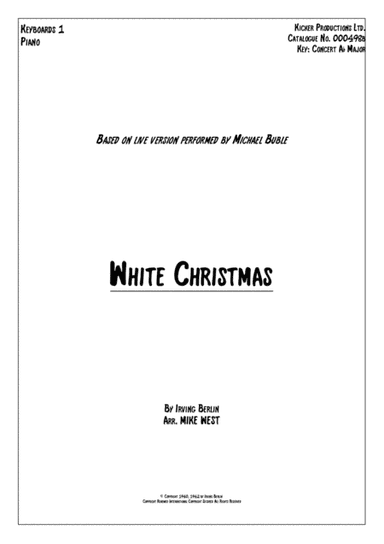White Christmas (arr. Mike West)