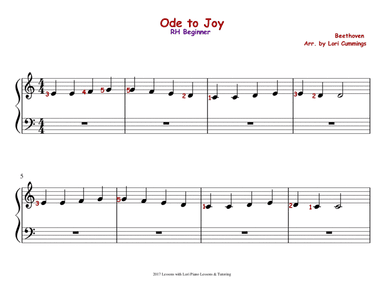 Ode to Joy (arr. Lori Cummings)