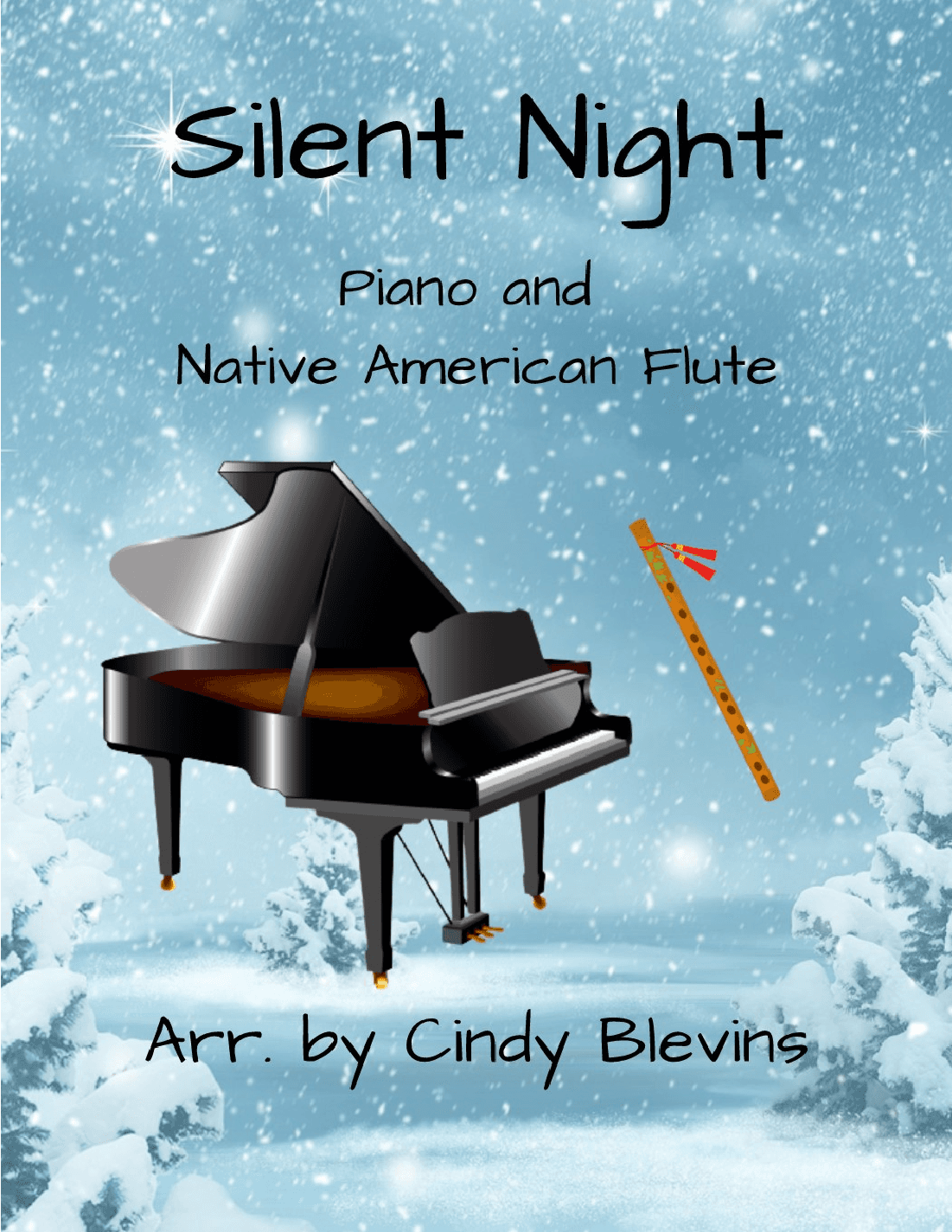 Silent Night, for Piano and Native American Flute (arr. Cindy Blevins)