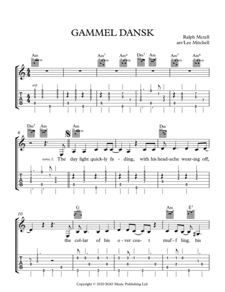 Gammel Dansk (arr. Lee Mitchell)