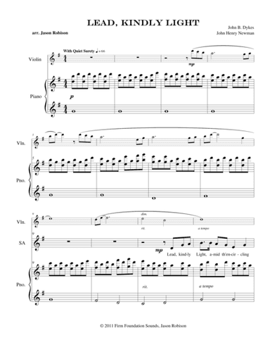 Lead, Kindly Light (arr. Jason M. Robison)