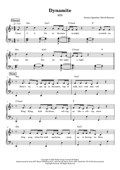Dynamite (arr. Anacrusa)