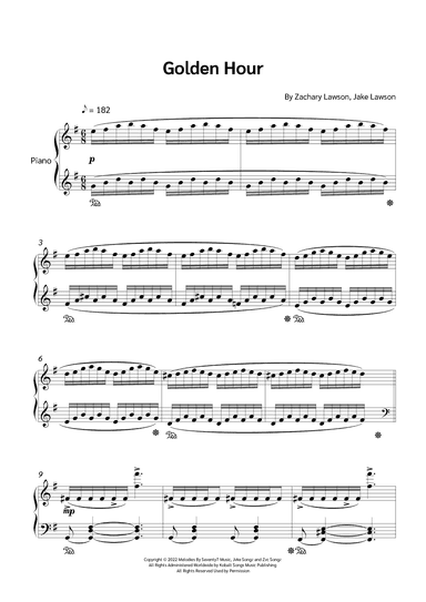 Golden Hour (arr. Jackson Spindler)