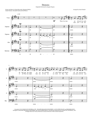 Demons (arr. Justin A. Glodich)