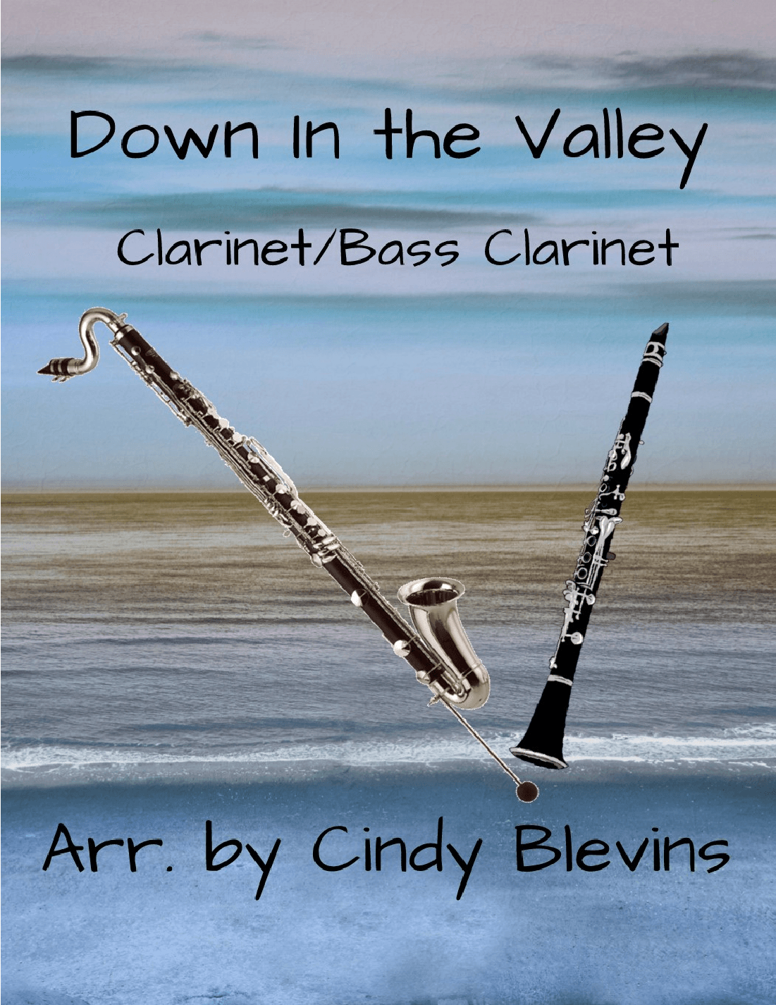 Down In the Valley, Bb Clarinet and Bb Bass Clarinet Duet (arr. Cindy Blevins)