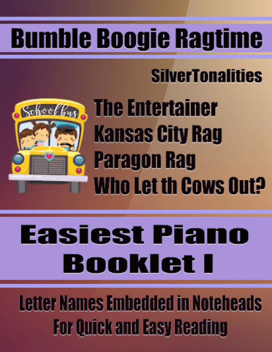 Bumble Boogie Ragtime for Easiest Piano Booklet I (arr. SilverTonalities)