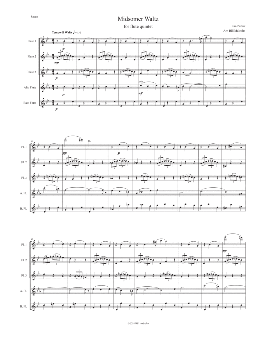 Midsomer Murders (main Title/cues) (arr. Bill Malcolm)