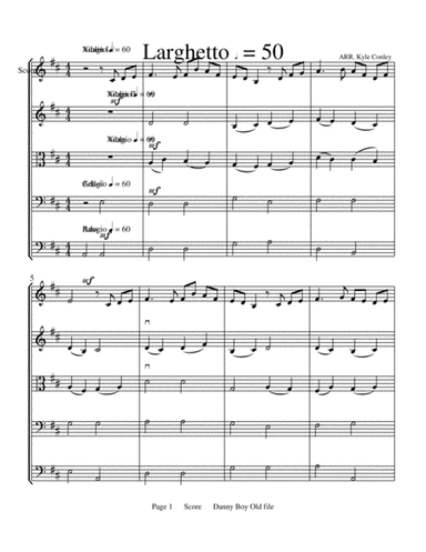 Danny Boy (arr. Kyle Conley)