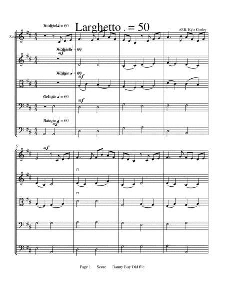 Danny Boy (arr. Kyle Conley)