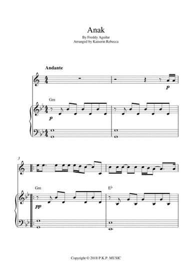 Anak (arr. Kaiserin Rebecca)