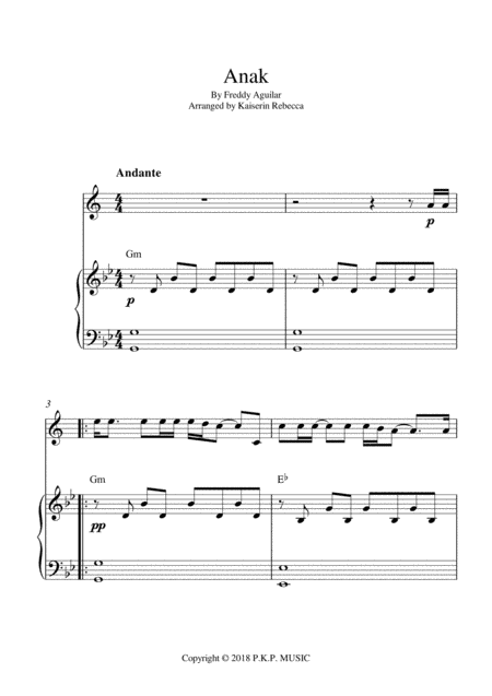 Anak (arr. Kaiserin Rebecca)