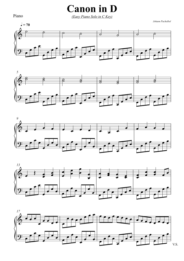 Canon in D (arr. Wesley S. SIlva)