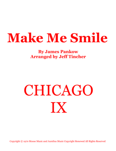 Make Me Smile (arr. Jeff Tincher)