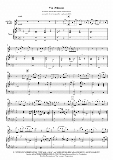 Via Dolorosa (arr. David Kocijan)