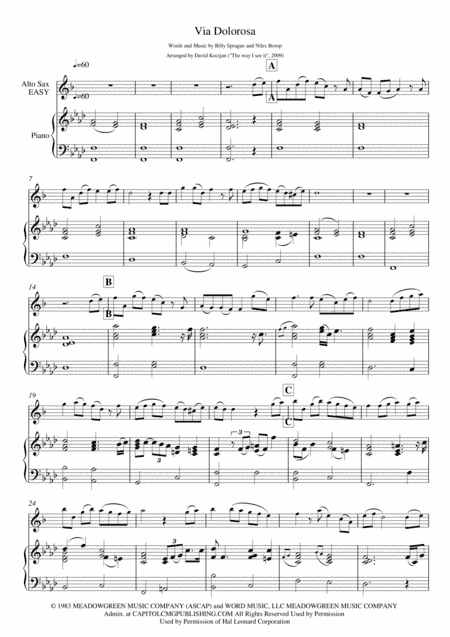 Via Dolorosa (arr. David Kocijan)