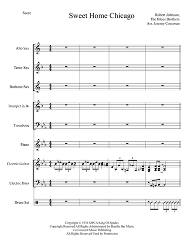 Sweet Home Chicago (arr. Jeremy Corcoran)