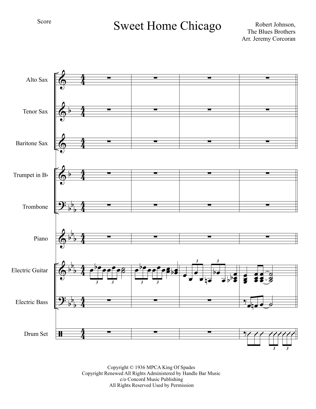 Sweet Home Chicago (arr. Jeremy Corcoran)