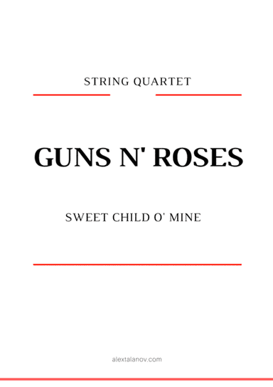 Sweet Child O' Mine (arr. Alex Talanov)