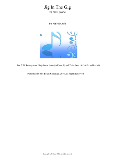 Jig In The Gig - for brass quartet