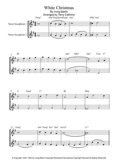 White Christmas (arr. Terry Cathrine)