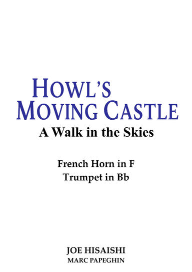 Howl's Moving Castle (arr. Marc Papeghin)