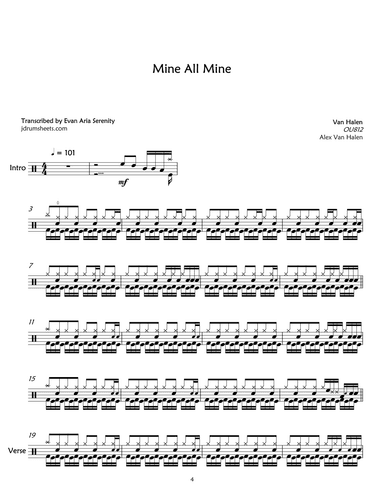Mine All Mine (arr. Evan Aria Serenity)