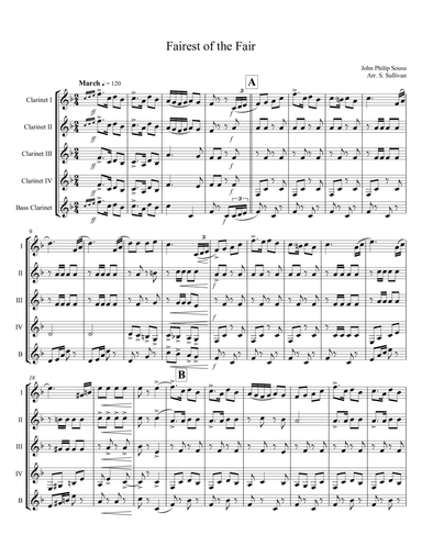 Fairest of the Fair (arr. Sean Sullivan)