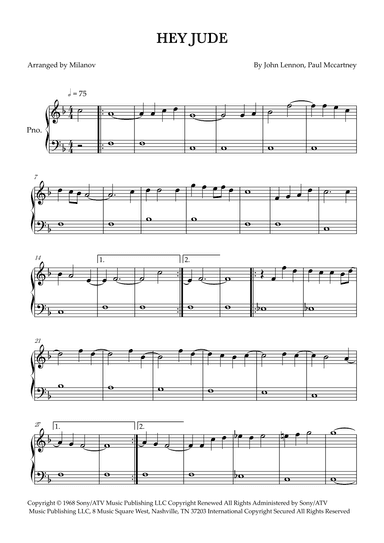 Hey Jude (arr. Milanov)