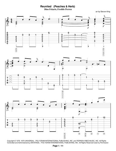 Reunited (arr. Steven King)