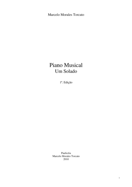 Piano Musical: Um Solado