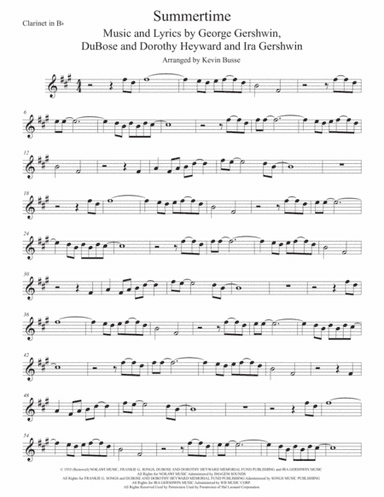Summertime (arr. Kevin Busse)