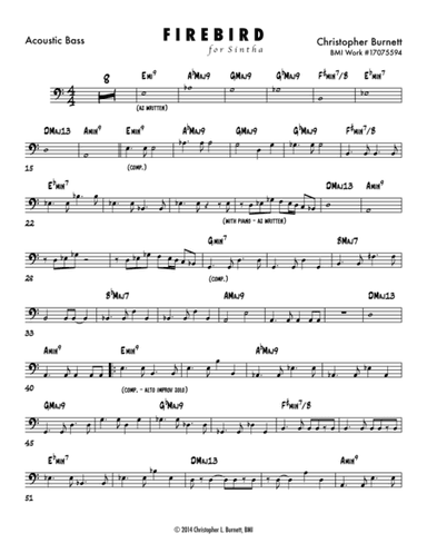Firebird, BMI Work #17075594 (Bass Part)