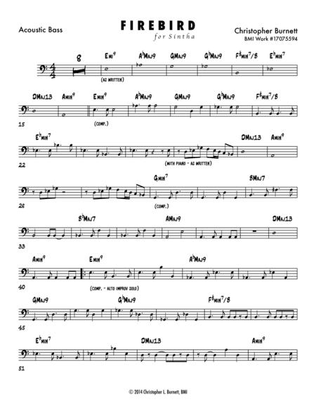 Firebird, BMI Work #17075594 (Bass Part)