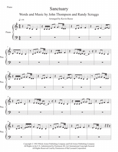 Sanctuary (arr. Kevin Busse)