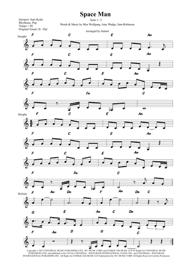 Space Man (arr. funtast)