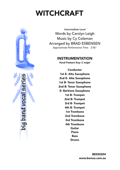 Witchcraft (arr. Brad Esbensen)