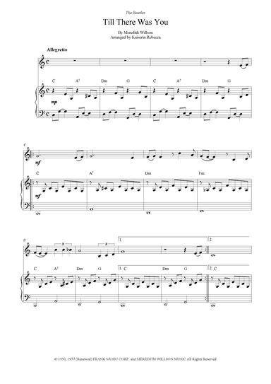Till There Was You (arr. Kaiserin Rebecca)
