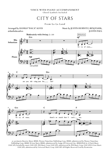 City Of Stars (arr. Danilo "Daca" Alves)