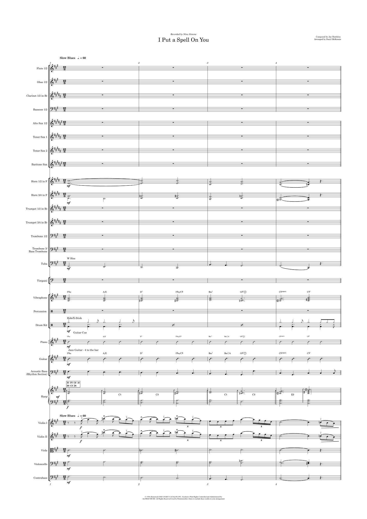 I Put A Spell On You (arr. Daryl McKenzie)