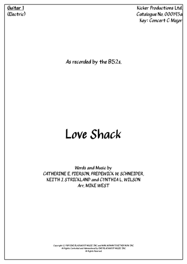 Love Shack (arr. Michael Storeton-West)
