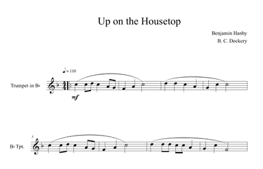 Up on the Housetop (Trumpet Solo) (arr. B. C. Dockery)