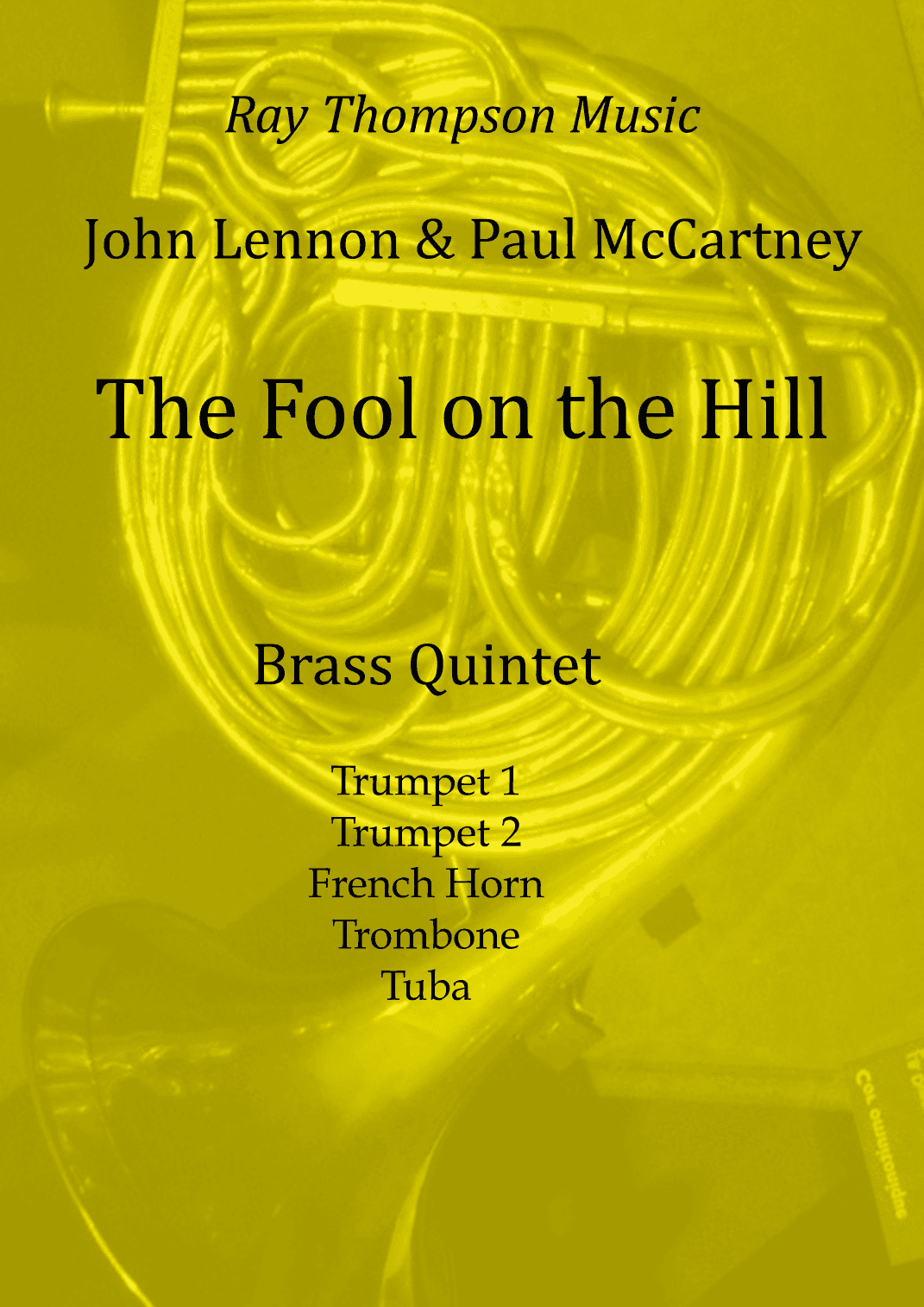 The Fool On The Hill (arr. Ray  Thompson)