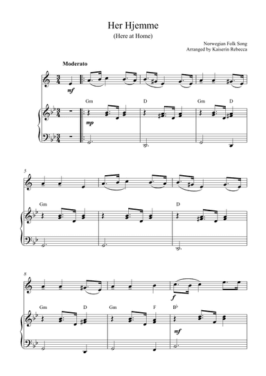 Herhjemme (Here at Home) (arr. Kaiserin Rebecca)