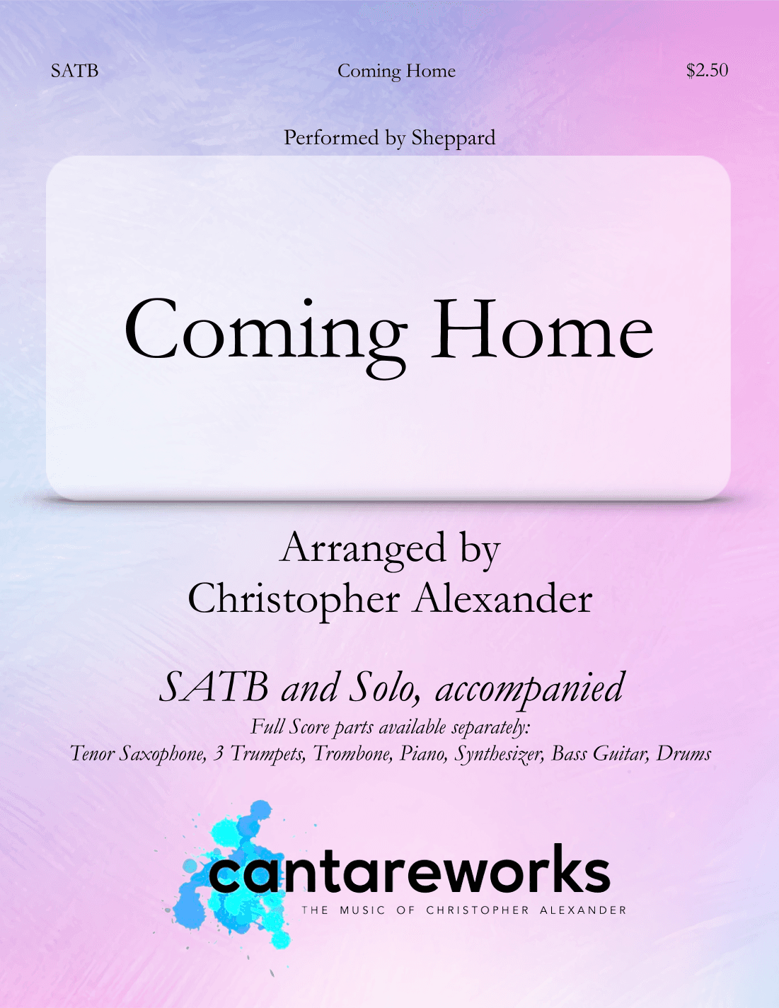 Coming Home (arr. Christopher Alexander)