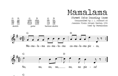 Mamalama (Children's Song) (arr. M. Ryan Taylor)
