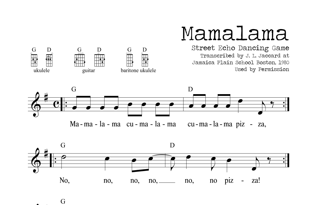 Mamalama (Children's Song) (arr. M. Ryan Taylor)