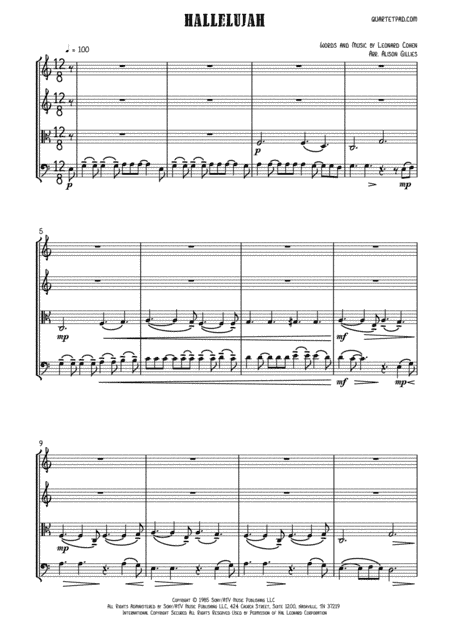 Hallelujah (arr. Alison Gillies)