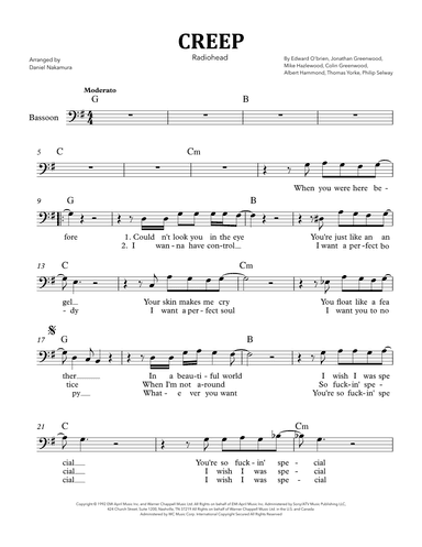 Creep (arr. Daniel Nakamura)