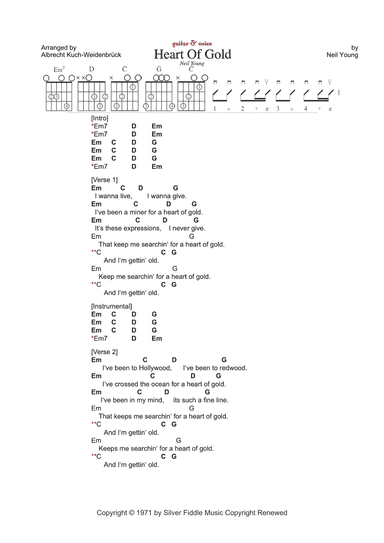 Heart Of Gold (arr. Albrecht Kuch-Weidenbrück)